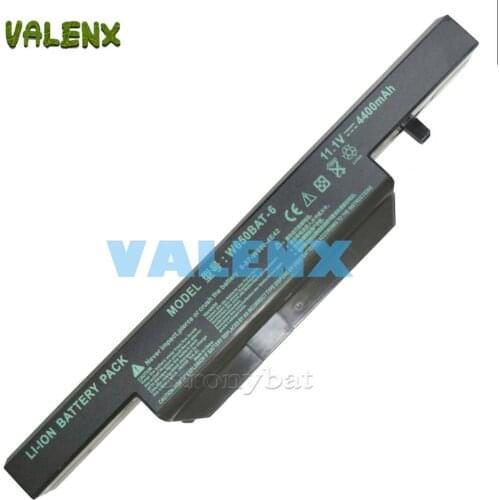 11.1V 4400mAh 48.84Wh laptop battery for Hasee K610C K650D K570N K710C K590C K750D series Clevo W650S W650BAT-6