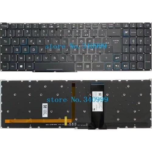 AZERTY French For Acer Nitro AN515-54 AN515-43 backlit Laptop Keyboard