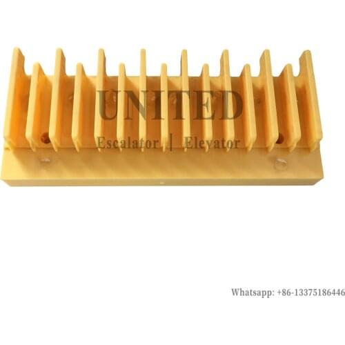United Escalator Yellow Plastic Demarcation L47332153B Center Middle