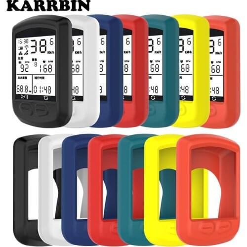 KARRBIN Color Silicone Rubber Protective Cover for Outdoor Cycling Bicycle Stopwatch for IGPSPORT IGS10 GPS Screen Protector