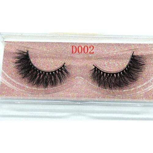 Dalin lashes mink eyelashes hot sale natural long real siberian mink hair full strip 3d mink eyelash with hard plastic package