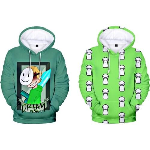 Dreamwastaken 3D Print Oversized Hoodies for Girls Teenagers Childrens Sweatshirt for Boys Girls Sweat Shirt Dream Kids Hoodies