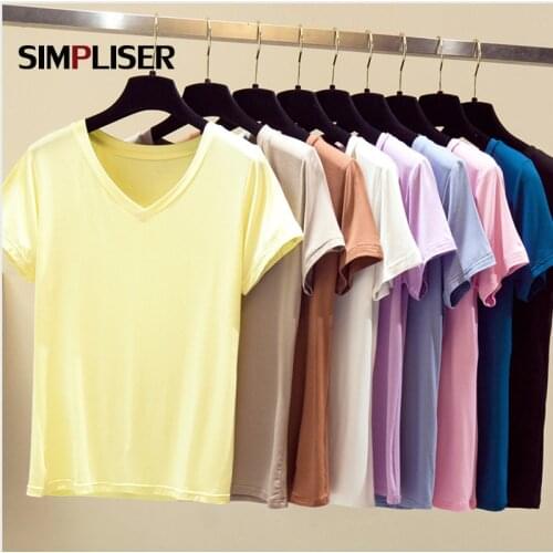 Plus Size 5XL 4XL Loose tees Soft Cotton Female t-shirts Purple Pink Yellow Ladies Tops 2020 Summer Trendy Clothes