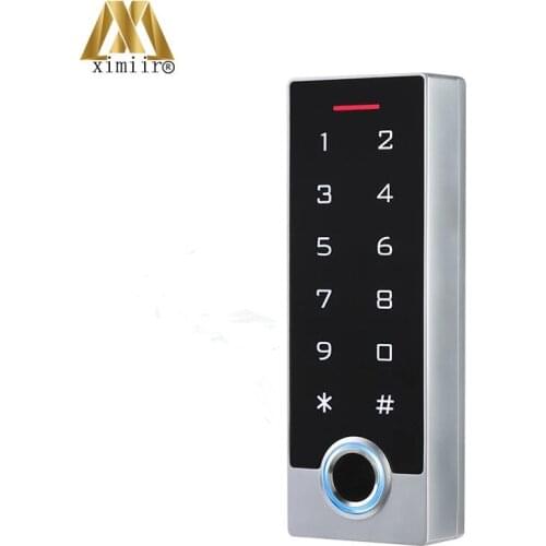 IP68 Waterproof Outdoor Fingerprint Password Keypad Access Control Reader TF2 for Security Door Lock System Gate Opener Use