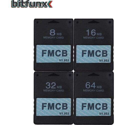 Bitfunx FMCB Free McBoot Card v1.953 for Sony PS2 Playstation2 8MB/16MB/32MB/64MB Memory Card OPL MC Boot