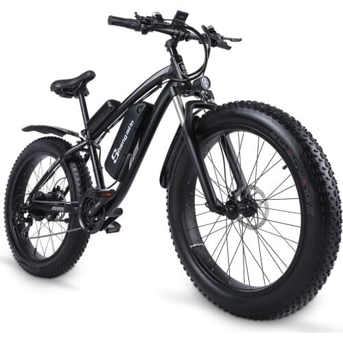 MX02S Electric Bike 1000W Mens Mountain Bike Snow Bike Electric Bicycle Ebike 48V17Ah Electric Bicycle 4.0 Fat Tire e bike