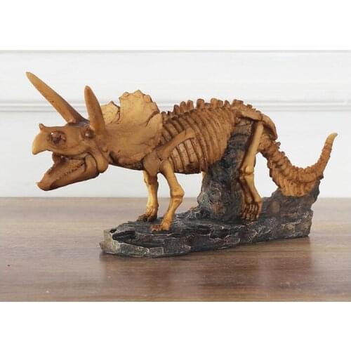 Wholesale factory dragon retro dinosaur fossil resin crafts ornaments Nordic personality decoration forest goods christmas