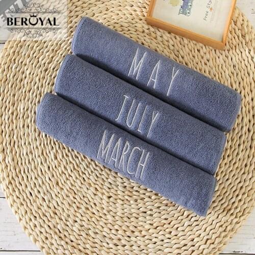 Beroyal Brand 2019 Tidal Beach Towel 1PC Baby Towel Of The High-End Gray Towel One Of The Necessities Of Lovers cooling towel