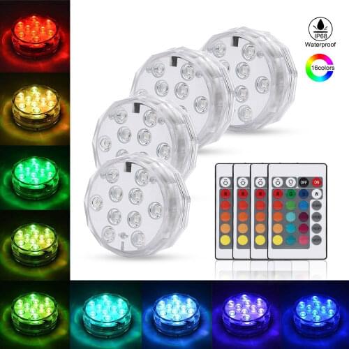IP68 Swiming Pool Light Xmas Submersible Underwater Lamp Led Waterproof lumiere piscine for luces baseny ogrodowe Pond Lights