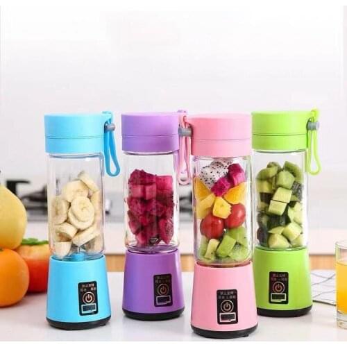 Portable Electric Fruit Juicer Usb Handheld Smoothie Maker Blender Stirring Rechargeable Multi Mini Food Processor Juice Cup