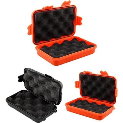 Outdoor Shockproof Waterproof Airtight Survival Storage Case Container Carry Box Travel Sealed Containers For Storage Matches