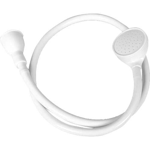 Sink Faucet Rinser Bathroom Bath Sink Shower Spray Head with 1 meter Hose , White