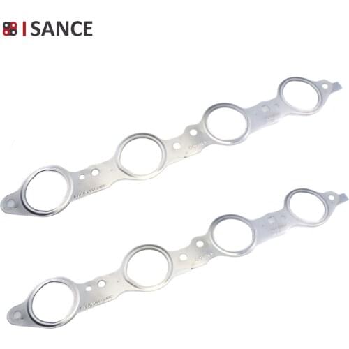 ISANCE MLS Exhaust Manifold Gasket Seal For LS1 LS2 LS6 LQ4 LQ9 For Cadillac Chevrolet Pontiac Buick GMC Hummer OE: 12617944