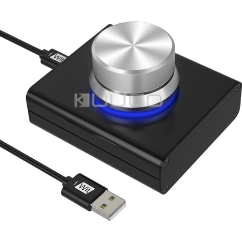 USB Controller USB Volume/Audio Adjuster PC Speakers Switch Control Module for Adjusting Volume of Computer/Laptop