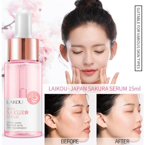 15ml Face Serum Hyaluronic acid Moisturizing Essence liquid Vitamin C Repair Skin Brighten Shrink Pores Nourish Face