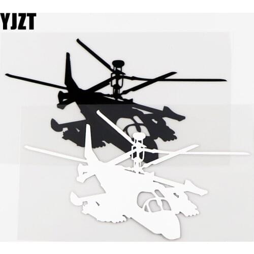 YJZT 15.1×8.6CM Cool Aircraft Flying Dazzling Plane Vinyl Decal High Quality Car Stickers Black / Silver 10A-0672