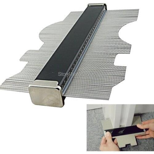 Japanese 150mm 200mm Contour Gauge Deep Decorating Template Tiling Steel Metal Tiling Skirting Laminate Profile Wood Shape