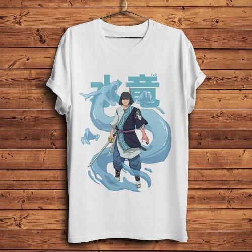 Spirited Away white dragon Nigihayami Kohakunushi funny anime tshirt men short sleeve homme casual t shirt unisex streetwear tee