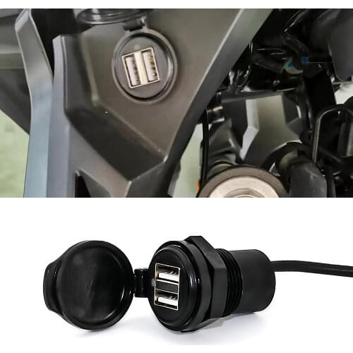 Motorcycle Dual USB interface Display Charger Adapter Port USB charging port For Honda CB500X 2019 CB 500 X
