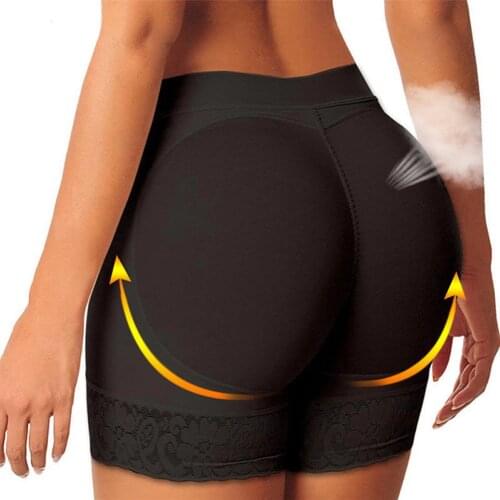 Plus Size Women Butt Lifter Panty Fake Buttock Body Shaper Hip Shapwear Underwear Briefs Padded Underwear Lady Lift Bum