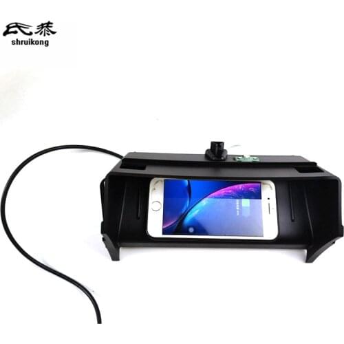 High quality 1set MirageBlack Piano paint ABS car key case car key bag for Mercedes Benz GL/GLE/GLS/ML 2015-2019