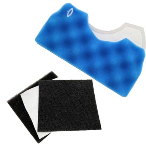 1 Set Blue Sponge Filter + 1 Set Dust Hepa Filter for Samsung DJ63-00669A SC43-47 SC4520 SC4740 VC-9625 VC-BM620 Vacuum Cleaner