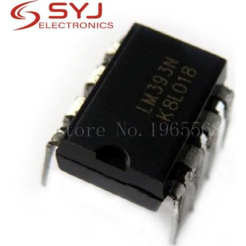 10pcs/lot LM393P DIP8 LM393 DIP LM393N 393 BA10393 DIP-8 new and original IC In Stock