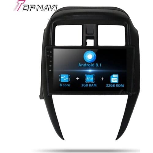 2 Din Android 8.1 9 Inch Car GPS Navigation For Nissan Sunny 2014 2015 2016 Stereo Octa Core Car Auto Multimedia Players NO DVD