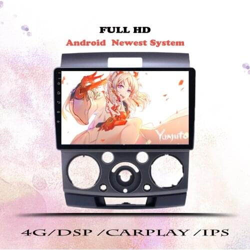 Android 10 Car Radio For Ford Ranger 2 Everest 2 For Mazda BT-50 J97M 2006-2011 Multimedia Video Player Navigation GPS 2 din DVD