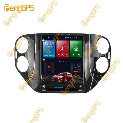 128G Android 10.0 Tesla Style Screen For Volkswagen Tiguan 2010 Car Multimedia Function Player GPS Radio Auto Stereo Head Unit