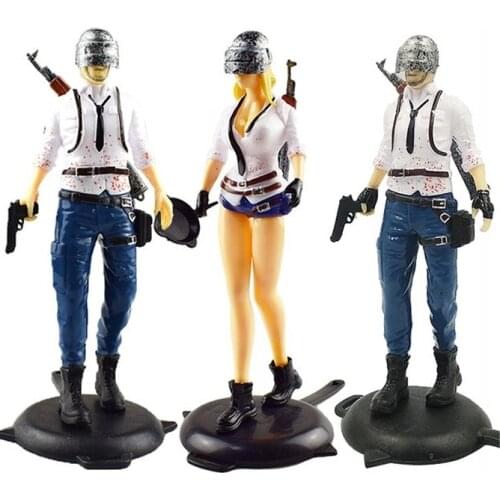 Eat chicken Action Figures Cartoon Anime Figure Model Doll Baking Cake Decoration Ornaments Girls Boys Present Toys for Children