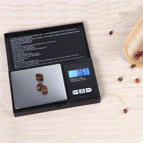 100g/0.01 500g 1000g/0.1 mini jewelry pocket scale high precision digital Electronic balance gram LCD weed tobacco weighing