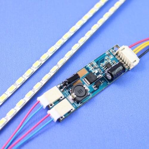 Free shipping 20pcs 24'' 540mm Adjustable brightness led backlight strip kit,Update 24inch-wide LCD CCFL panel to LED backlight