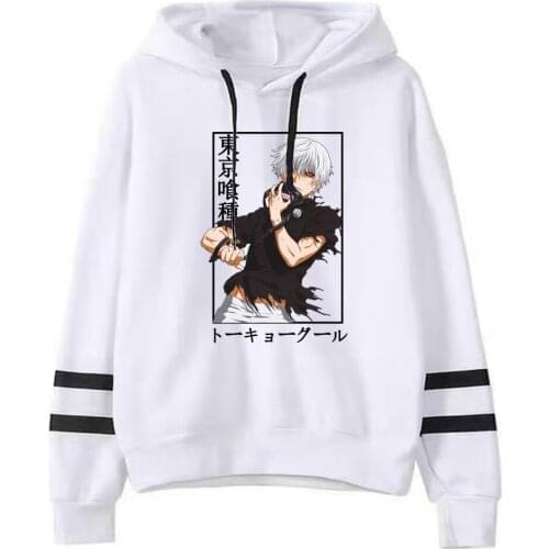 Mens Casual Hoodie Tokyo Ghoul Sweetshirt Womens Hoodie Spring and Autumn Fashion Pullover