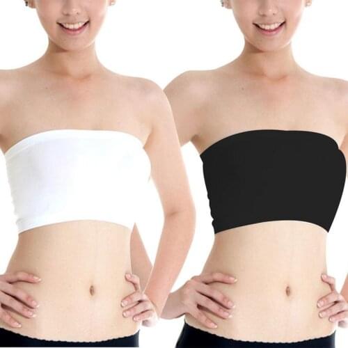 New One-Piece Strapless Boob Tube Korean Version Girl Beauty Back Modal Anti-Goal Large Size Hot Sale