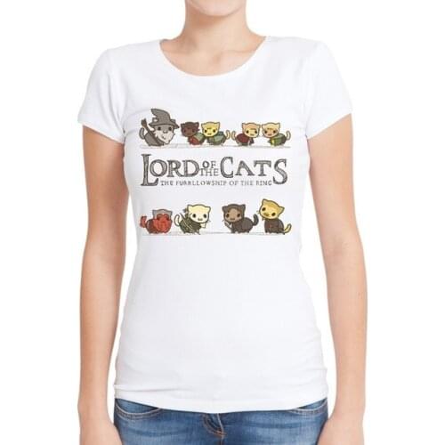 New Arrival Women T Shirts lord of Printed T-Shirt Short Sleeve O-Neck Novelty Casual Design Tops