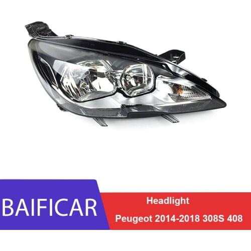 Baificar Brand New Genuine Headlight Assembly Steering Lampshade Headlight Lamp Housing For Peugeot 2014-2018 308S 408