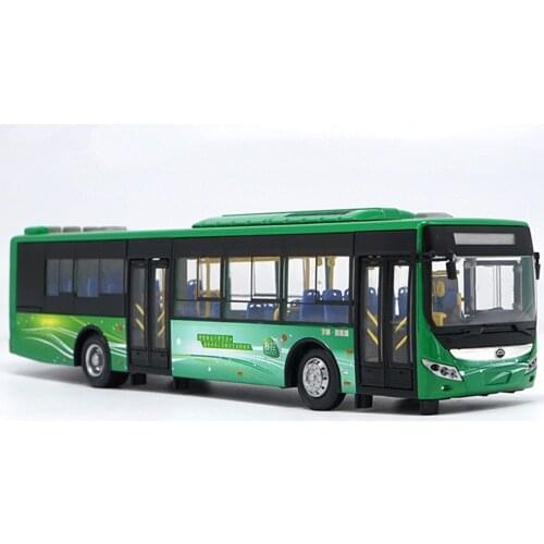 Original Collectible Alloy Model Gift 1:42 Original Yutong ZK6125CHEVPG21 Hybrid City Transit Bus Vehicle DieCast Toy Model for