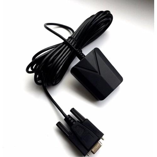 Operating voltage 12-24V RS232 protocol DB9 connector, waterproof for industrial applications GNSS GPS GLONASS Antenna Receiver