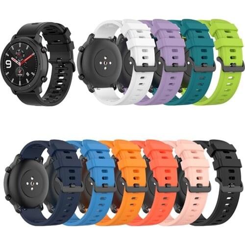 10pcs 22mm Silicone Strap for Huawei GT/GT2 Smart Watch /Samsung Galaxy watch 3 45mm/Huami Amazfit GTR 2 GTR2 2E 47mm Watchband