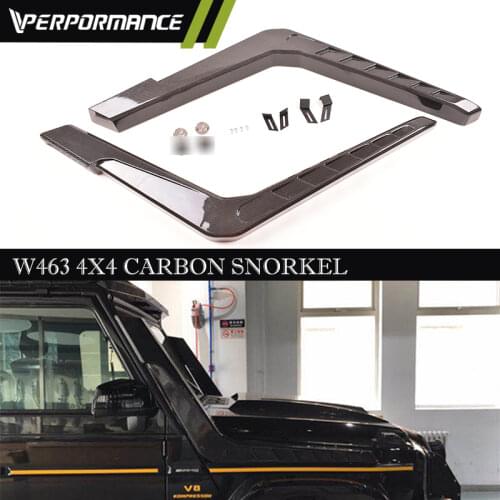 Carbon fiber W463 snorkel G Class G63 G65 G500 G350 B STYLE wade throat snorkel for w463 Intake pipe g63 wading tail throat