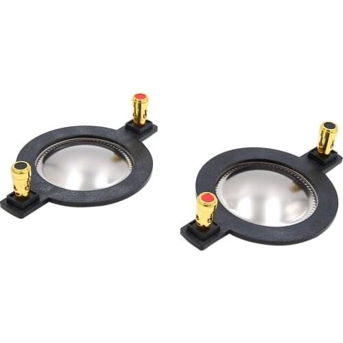 Uxcell 2pcs 44.4mm Sound Speaker Diaphragm Car Voice Coil Replacement with Copper Pillar