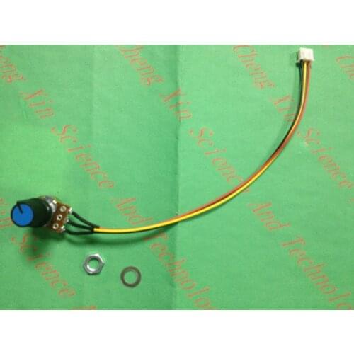 1PCS/LOT New 10K OHM Linear Taper Rotary Potentiometer 10KB B10K XH2.54-3P Wire #63025