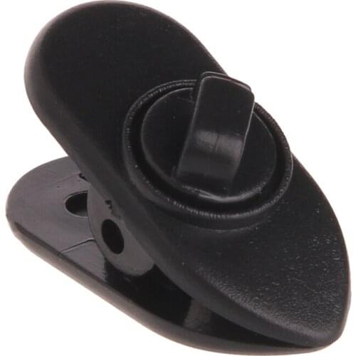 10Pcs/Set Cable Cord Clip Clamp Collar Lapel Shirt Holder For Headphone Earphone-M55