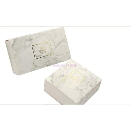 100pcs Marble Color Vintage Wedding Candy Box Gift Bag Kraft Paper Gift Box Chocolate Boxes Cookies Bag Gift Bags Handbags