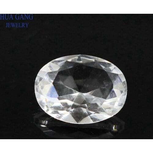 2x3~18x25mm White Color Oval Shape Loose Glass Beads Synthetic Gems For Jewelry Wholesale Free Shipping