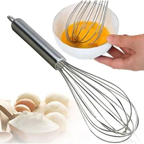 3Pcs/Set Balloon Wire Whisk Egg Beater Mixer Stainless Steel Kitchen Baking Utensil Egg Tools Kitchen Supplies 8/10/12 Inches