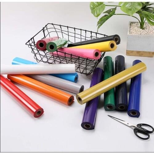 60*50 /roll Diffirent color PU Vinyl Film for T shirts High Quality Heat Transfer Vinyl For Clothing Iron on Vinyl