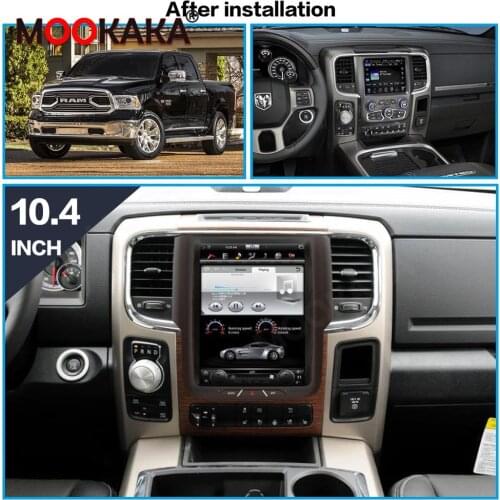 128G For Dodge RAM 1500 2013-2018 Android Car Radio Multimedia Player Stereo Receiver GPS Navigation Autoradio Vertical Screen