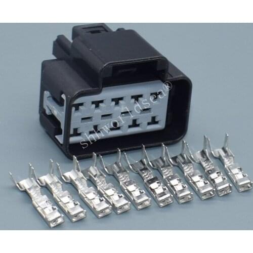 Shhworldsea 10P 2.8mm 15326931 Auto Female Connector Automotive Audio Plug Wiring Harness Cable Socket